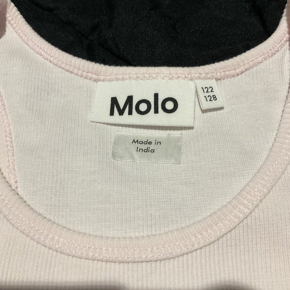 Molo Girls Cassandra Party Animals Dress Ribbed Long Sleeve 7-8 Years Old - Picture 3 of 12